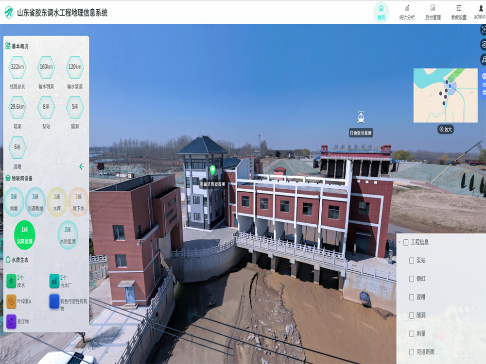山東省膠東調水工程信息化平臺